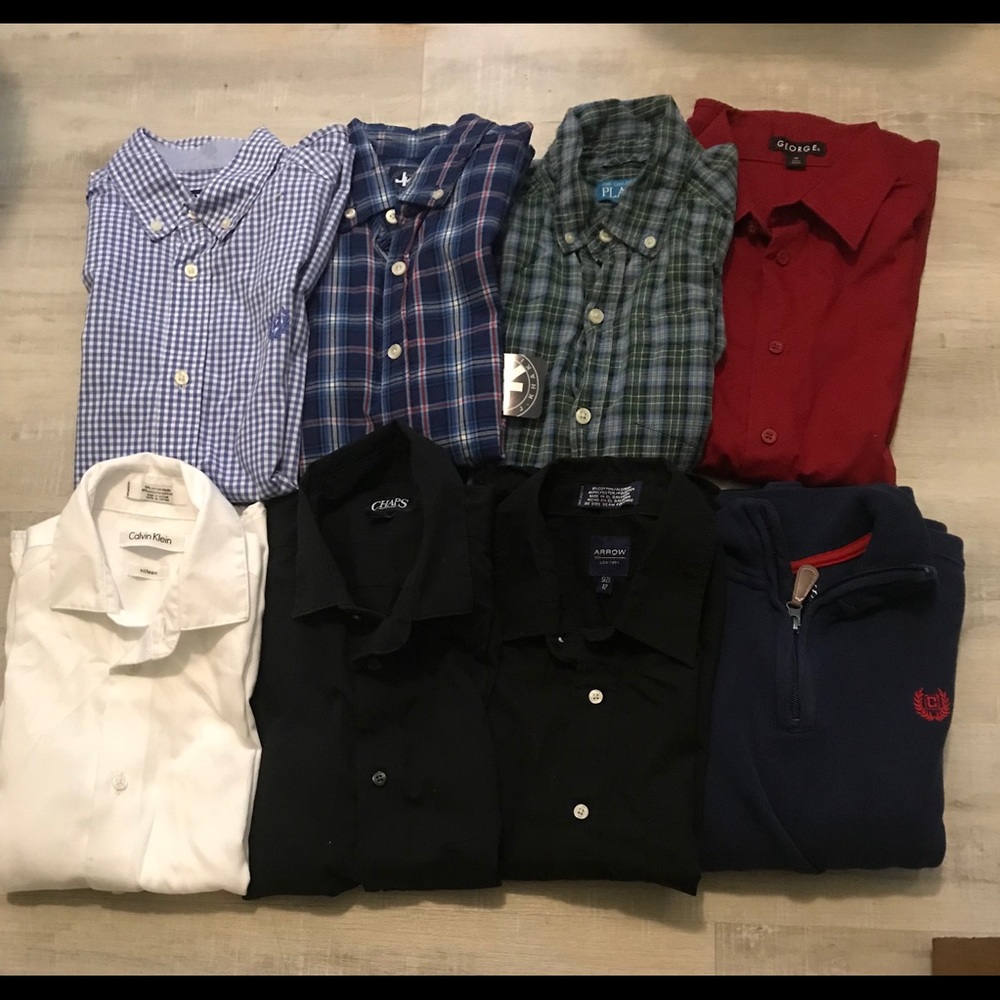 Bundle of boys dress shirts
